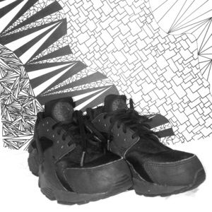 ALL BLACK NIKE HURACHE RUN